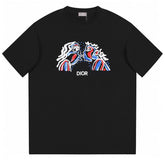 Dior Classic Letter Print T-Shirt Oversize